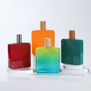 100ml Flat square perfume bottle with cap