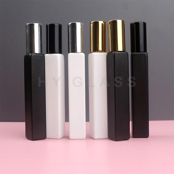 Custom 10ml flat square perfume bottle supplier