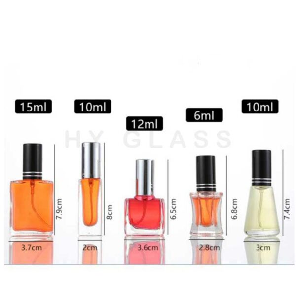 6ml-15ml Mini glass perfume bottle factory