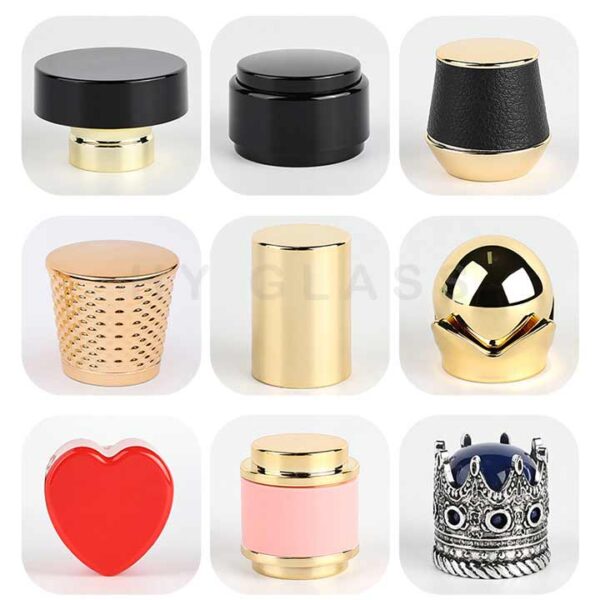 ABS material perfume bottle cap supplier