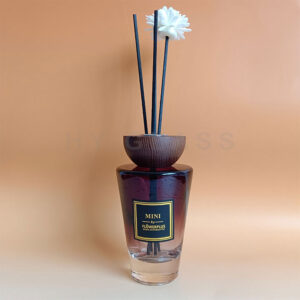 Custom 200ml inverted cone glass reed diffuser bottle supplier