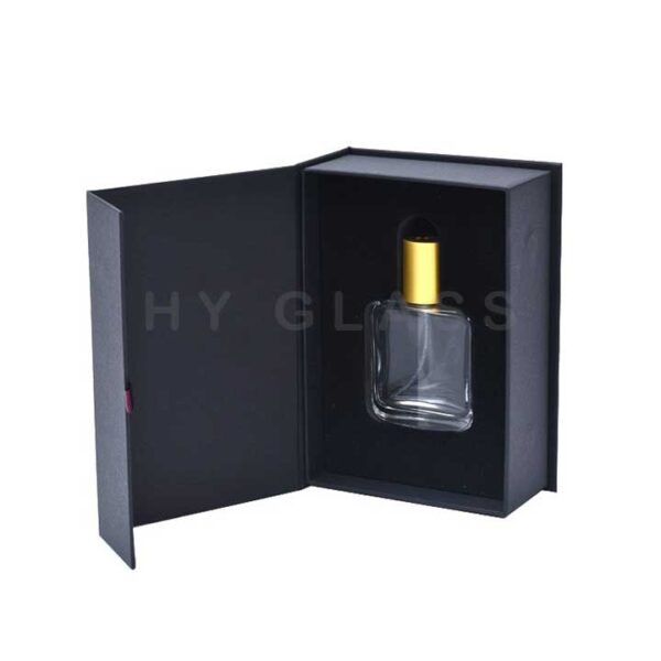 Custom perfume bottle book shape box supplier