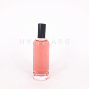 Empty 75ml cylinder perfume bottle with cap