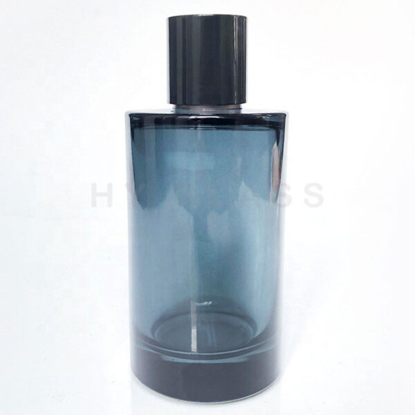High-end 150ml Cylinderical bayonet glass scent perfume bottle factory