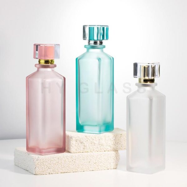 200ml new design large capacity square spray perfume bottle factory