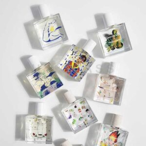 Preminum 50ml square glass fragrance perfume bottle supplier