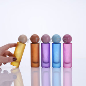 Luxury 30ml frosted cylinder glass scent perfume bottle supplier
