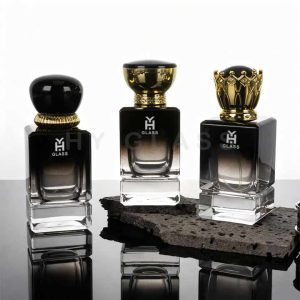 Custom glass perfume bottles