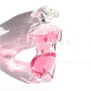 Woman body perfume bottle