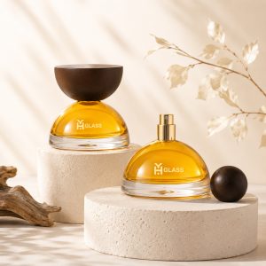 Inverted cone perfume bottles
