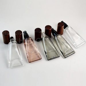 Luxury tube shape perfume bottle